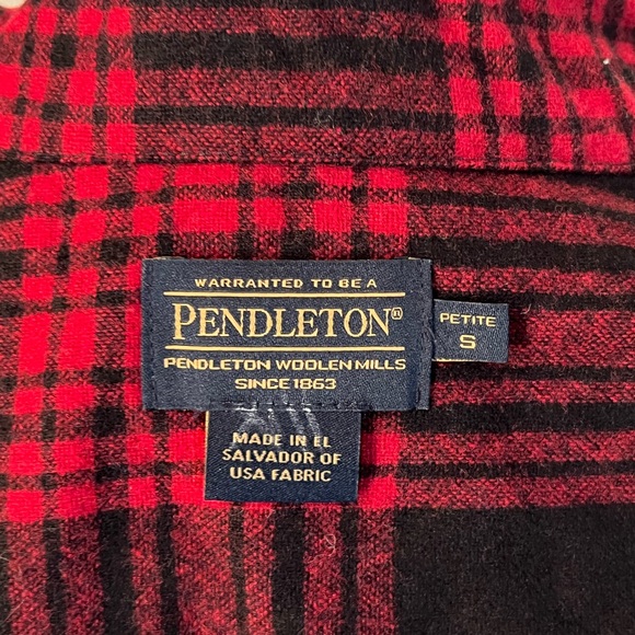 Pendleton Vintage Plaid Virgin Wool Blazer Sz Petite Small - Picture 6 of 7